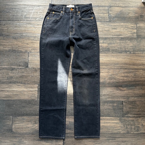 SLVRLAKE London Dark Wash Slim Straight Jeans Sz 26 NEW - Picture 1 of 4